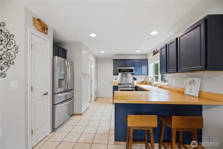 Butcher block counter tops