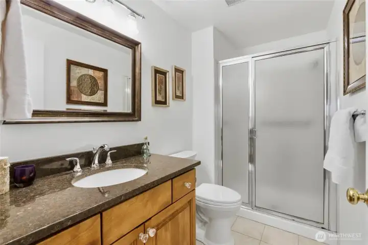 Guests will enjoy their own dedicated bathroom, complete with a shower for added comfort and privacy.
