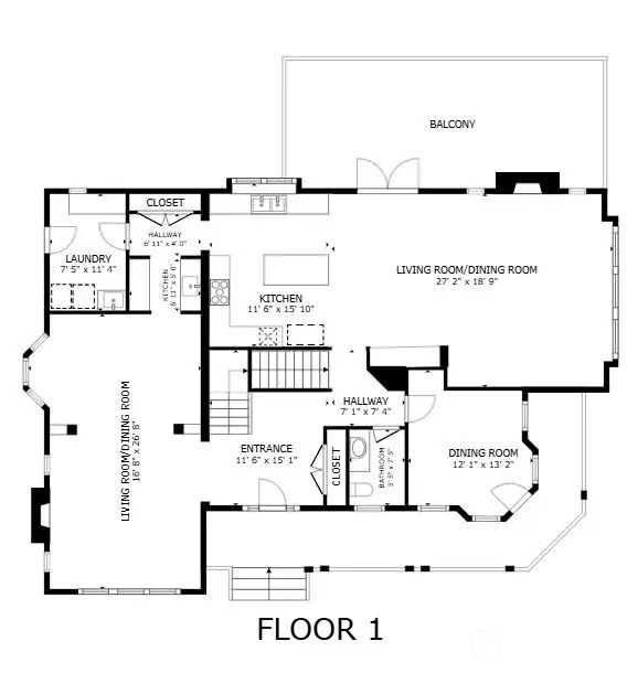 Main Level Floor Plan Main Level Floor Plan