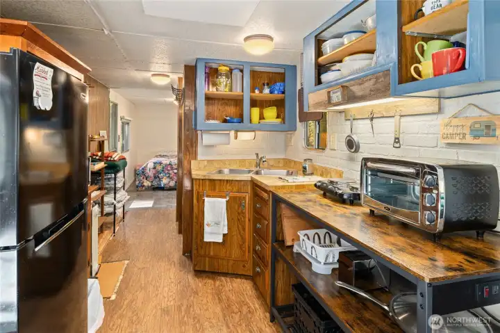 Your home away from home, featuring a kitchen equipped with everything you need.