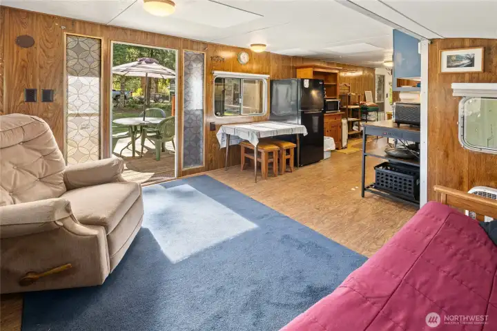 Bright and inviting interior.