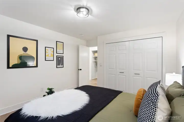 bedroom 1 with spacious closet