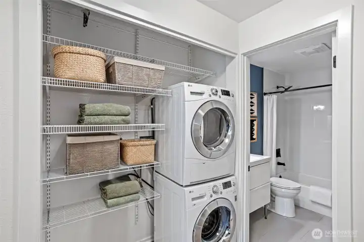 in unit washer/dryer
