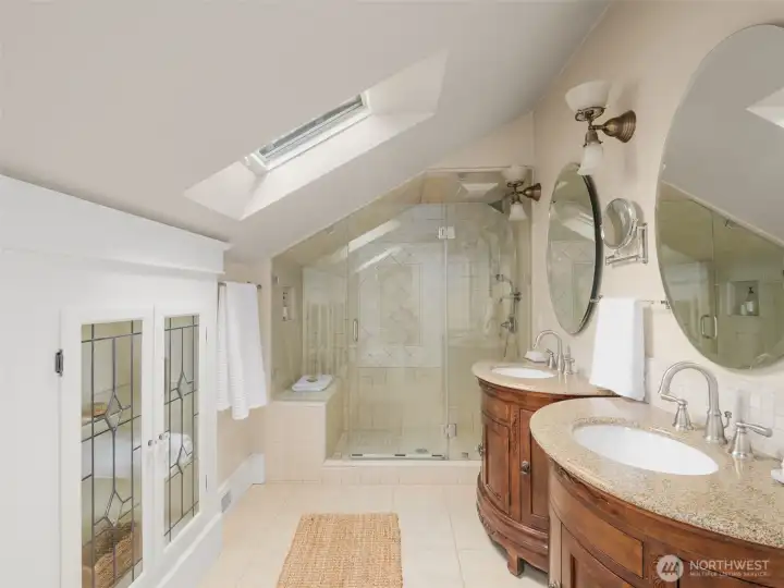 Upper level bathroom