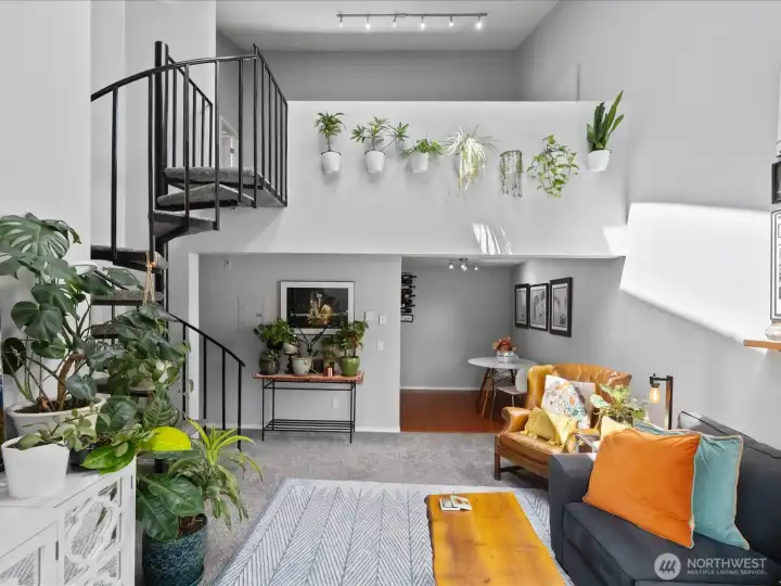 The architecture is next level, you can't beat the spiral staircase to the loft bedroom.