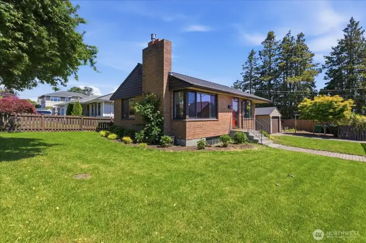 Large yard