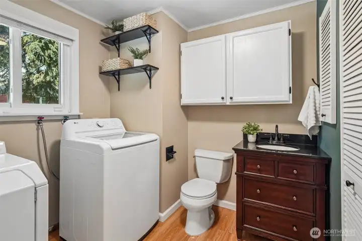 Laundry & 1/2 bath