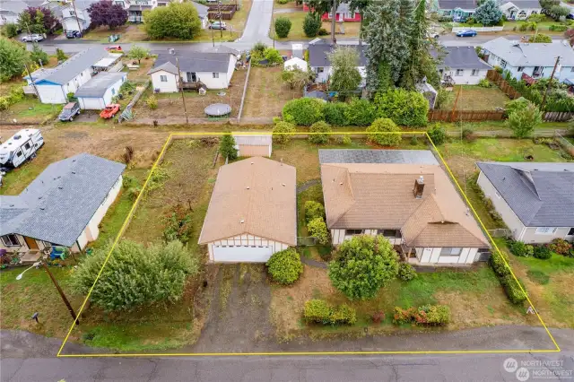 This 9,000 sqft lot with an existing 1,556 sqft home located in peaceful Shelton, Washington, can be yours!