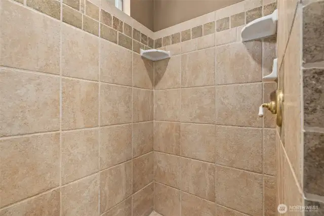 Tiled shower!