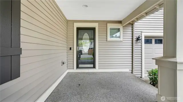 Large front porch