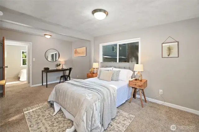 Big primary bedroom