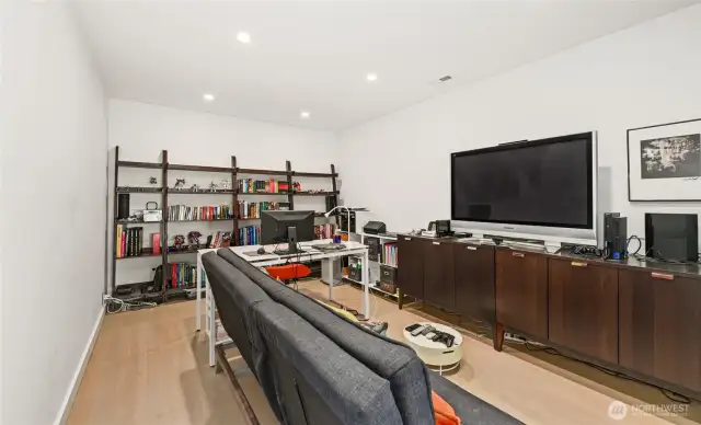 The den/office on the lower level.