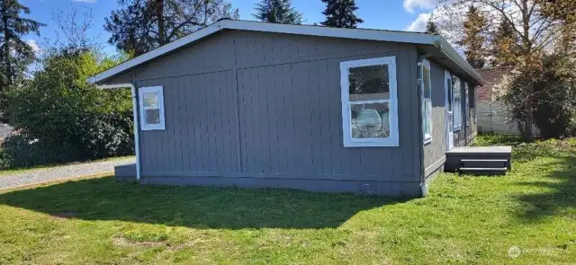 Nice lot with lots of grass.