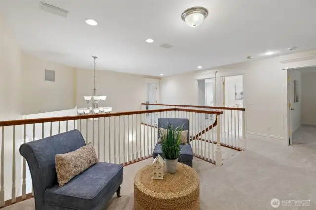 Upper level loft.