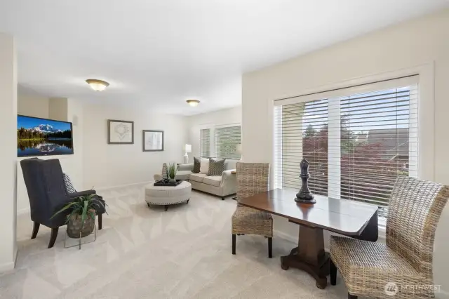 Large bonus room with 2 closets- could be 5th bedroom.