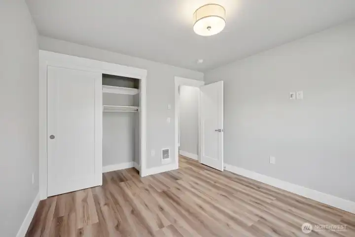 Secondary Bedroom. Picture is of similar home