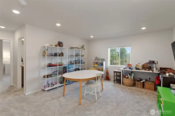 Upstairs family room