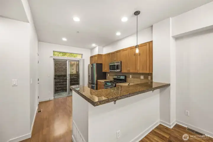Additional bar seating option
