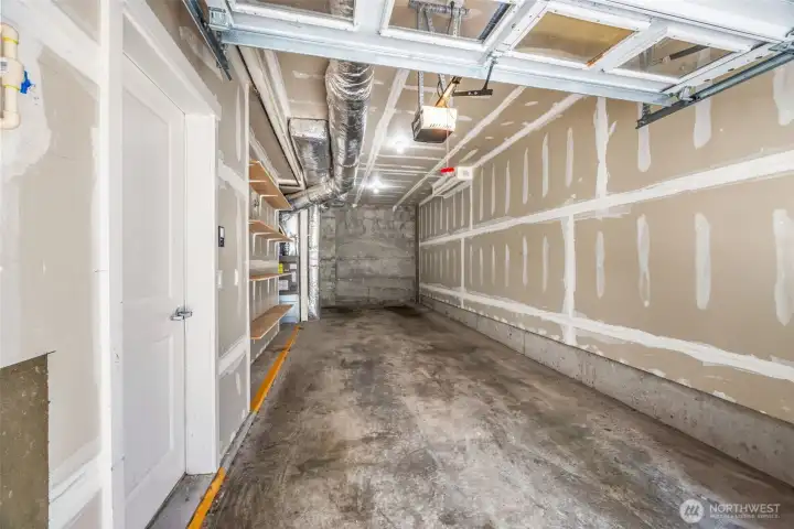 Space for 2 cars plus some additional storage