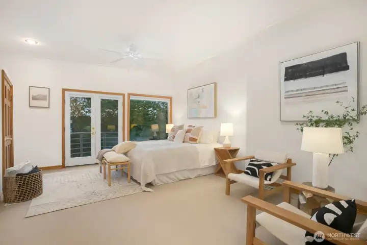 The primary is huge spacious and grand.