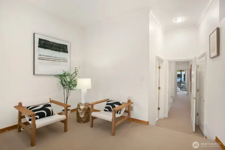 view from primary down the hall.