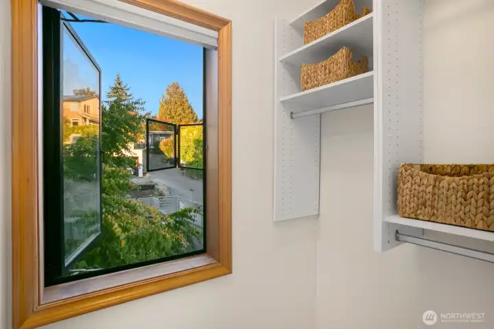 The 2nd bedroom closet