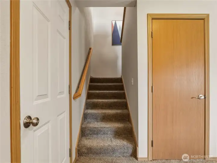 Under staircase storage