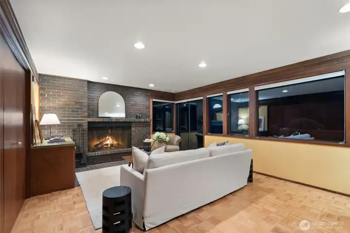 Lower level family/rec room