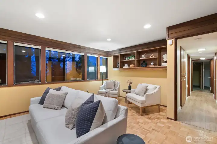 Lower level family/rec room