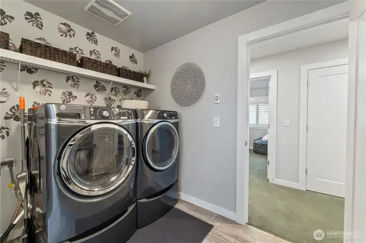 upstairs laundry machines