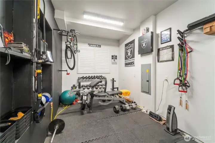 Flex space in garage