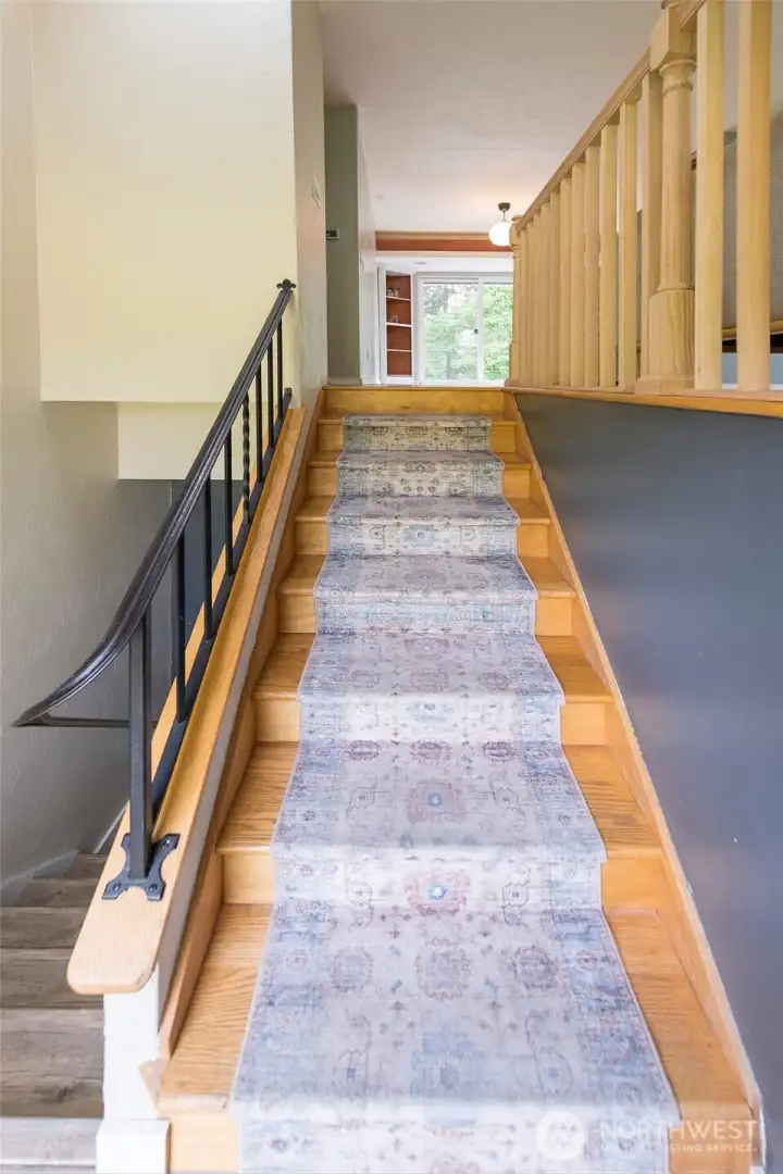 Classic split-level design with modern updates.