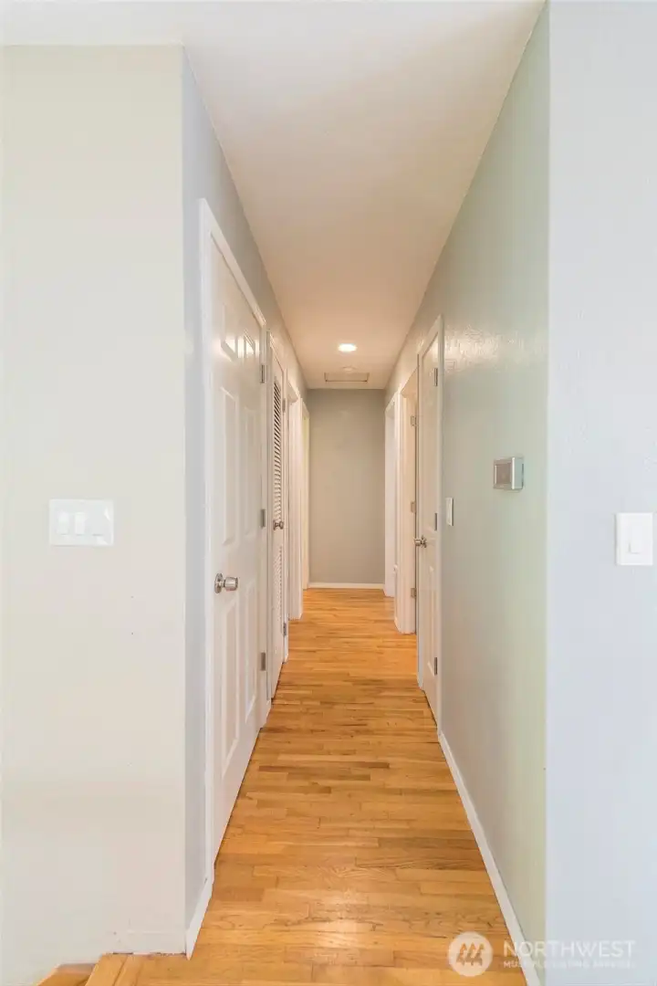 Hallway on main living area.