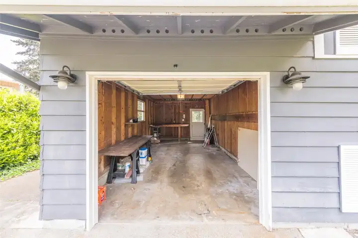 Deep garage.