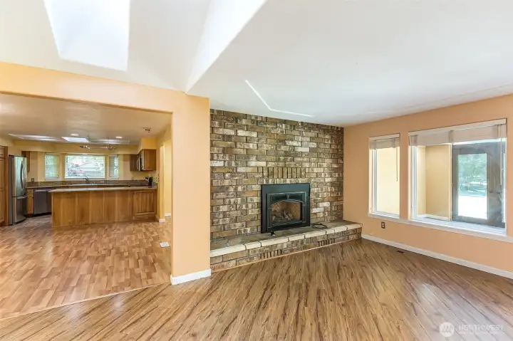 Propane fireplace