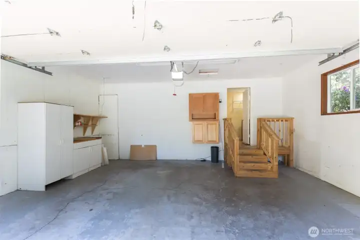 Attached garage