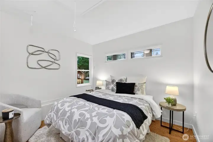 Lower level bedroom area.
