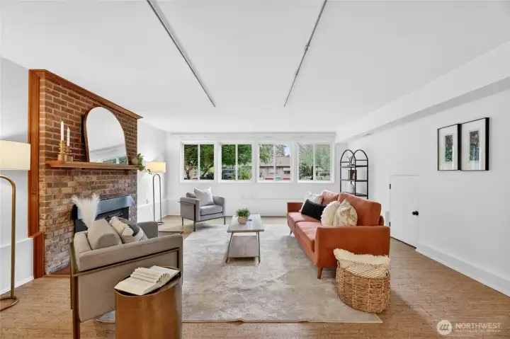Lower level apartment.