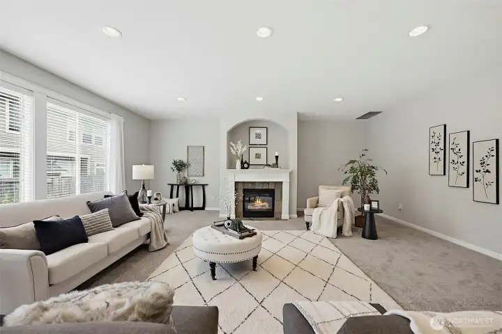 Great room open to kitchen Great room open to kitchen