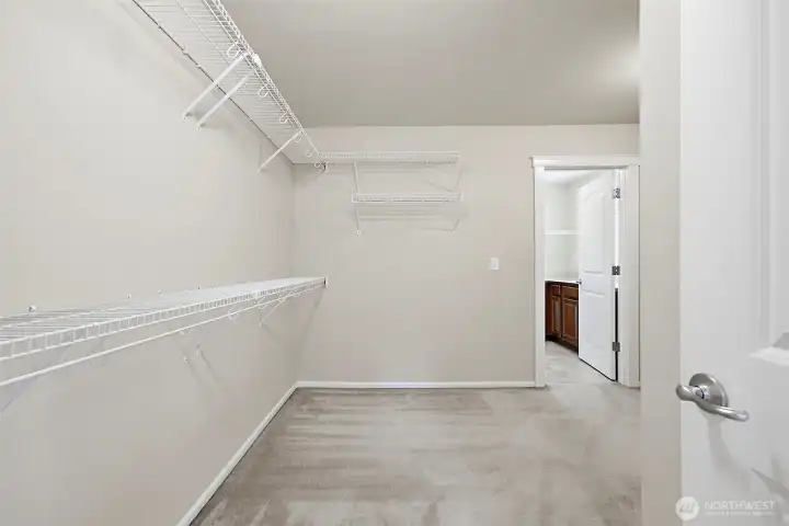 Enormous walk-in closet photos don't do it justice Enormous walk-in closet photos don't do it justice