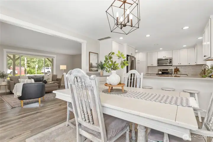 Truly great layout for this home's living area