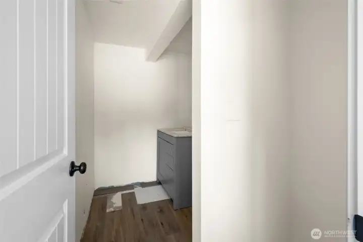Third bathroom waiting to be finished with your creative touch.