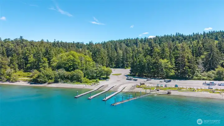 New pier and boat launch just down the road!