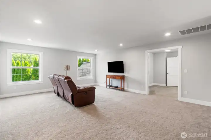 Upstairs family/rec room