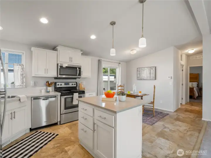 Bright and light is the name of the game in this cute home.