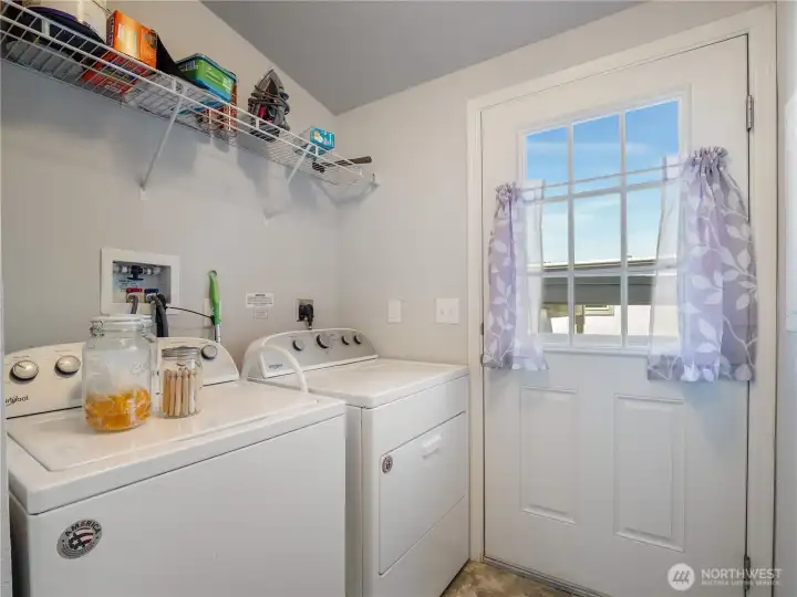 Washer and dryer stays with the home.