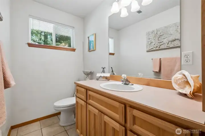Main floor half bath