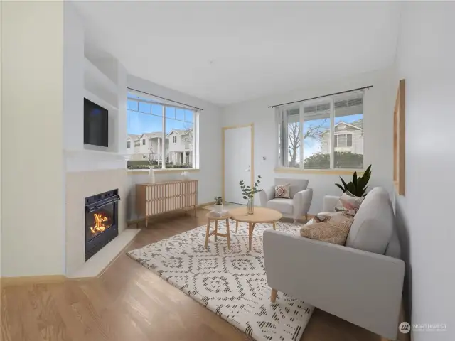 Virtually Staged Living Area