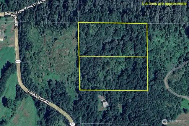 10 acres: two 5 acre lots