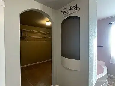 Master Bathroom: Walk-in closet